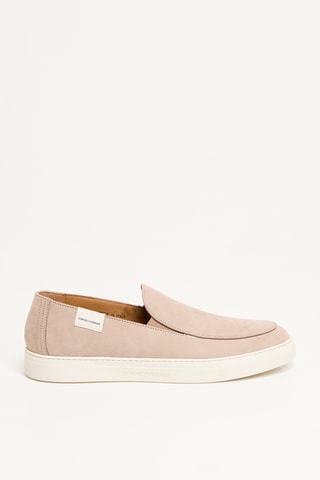 Slip-on en cuir de veau - Beige - EA7