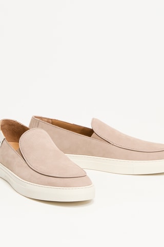 Slip-on en cuir de veau - Beige - EA7