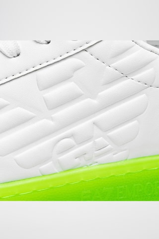 Baskets en croûte de cuir - Blanc - EA7