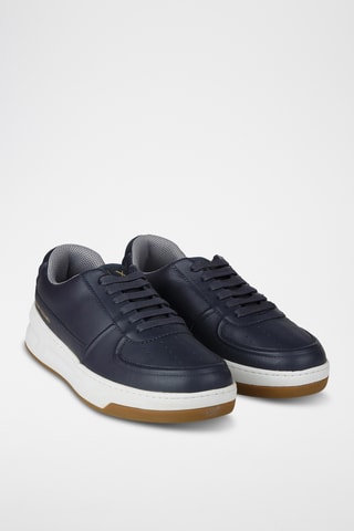 Baskets en cuir - Bleu marine - Exchange