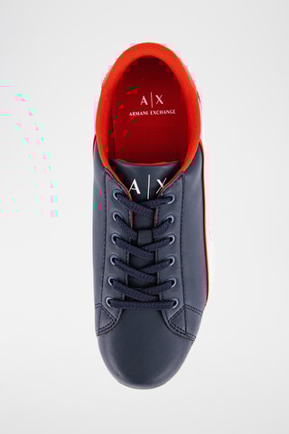 Baskets - Bleu marine et rouge - Exchange