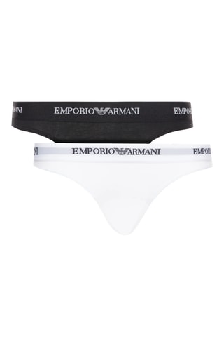 2 tangas - Noir et blanc - Emporio Armani