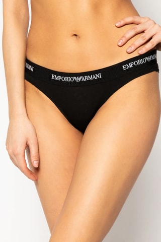 2 tangas - Noir et blanc - Emporio Armani