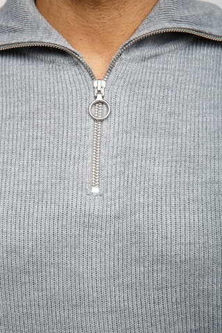 Pull en laine vierge - Gris clair chiné - Exchange