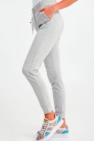 Jogging taille haute - Gris clair - Exchange