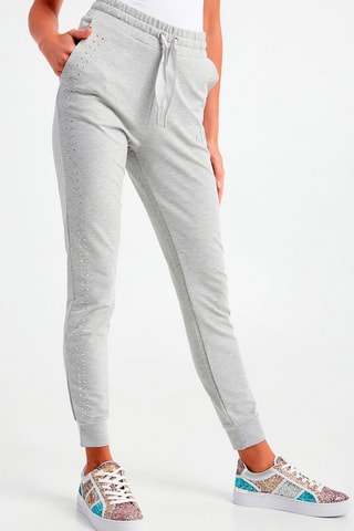Jogging taille haute - Gris clair - Exchange