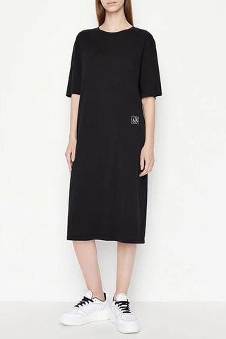 Robe t-shirt - Noir - Exchange