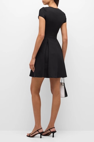 Robe plissée - Noir - Exchange