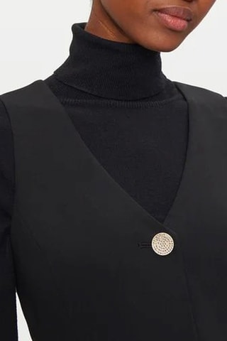 Robe trompe-l’œil - Noir  - Exchange