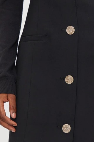 Robe trompe-l’œil - Noir  - Exchange