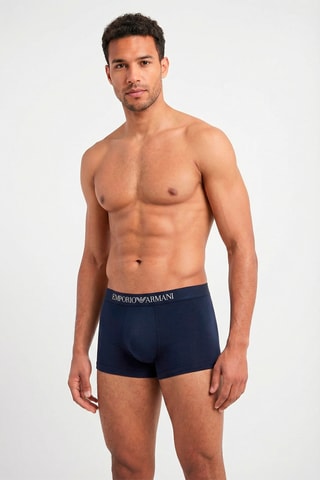 Boxer - Blanc et gris chiné - Emporio Armani