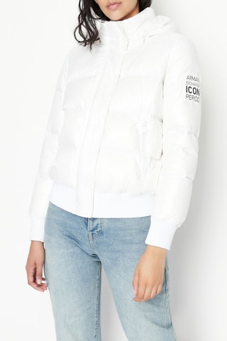 Doudoune à capuche - Blanc - Exchange