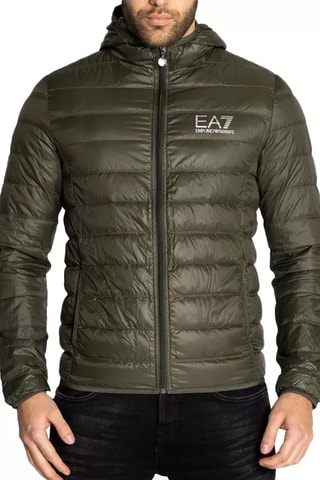 Doudoune à capuche - Vert foncé - EA7