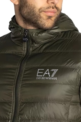Doudoune à capuche - Vert foncé - EA7