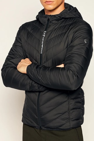 Doudoune à capuche - Noir - EA7