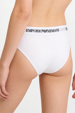 Culotte - Bleu marine et blanc - Emporio Armani