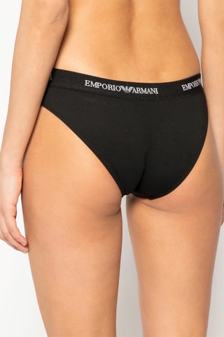 2 culottes - Noir et blanc - Emporio Armani