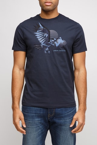 T-shirt - Bleu et gris - Exchange