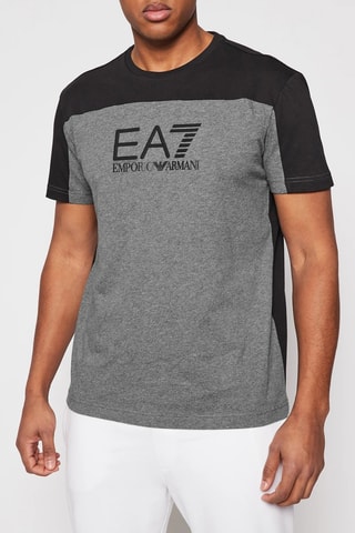 T-shirt - Gris foncé  - EA7