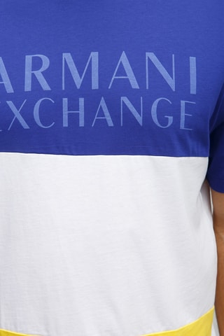 T-shirt - Bleu roi et blanc - Exchange