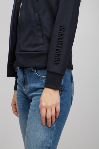 Sweat à capuche - Bleu marine - Exchange