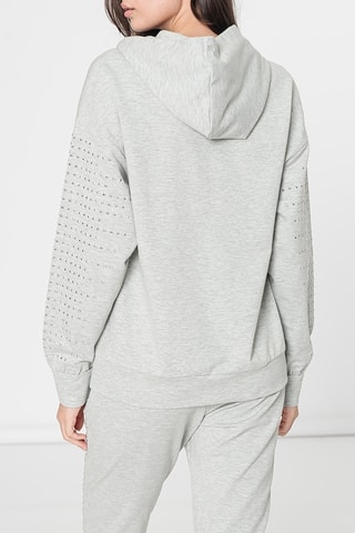 Sweat à capuche - Gris chiné - Exchange