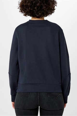 Sweat à capuche - Bleu marine et blanc - Exchange