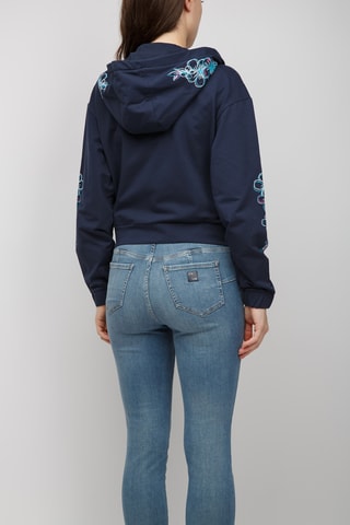 Sweat à capuche - Bleu - EA7