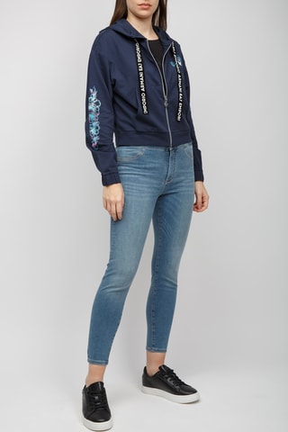 Sweat à capuche - Bleu - EA7