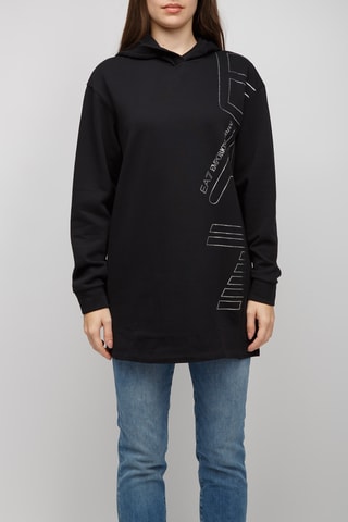 Sweat à capuche - Noir - EA7