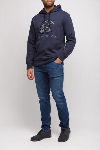 Sweat à capuche - Bleu - Exchange