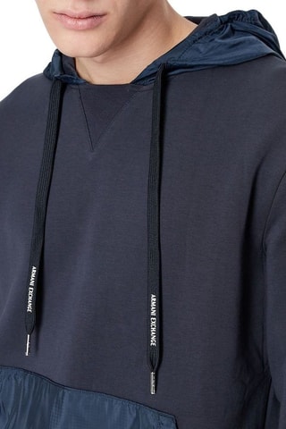 Sweat à capuche - Anthracite et bleu nuit - Exchange