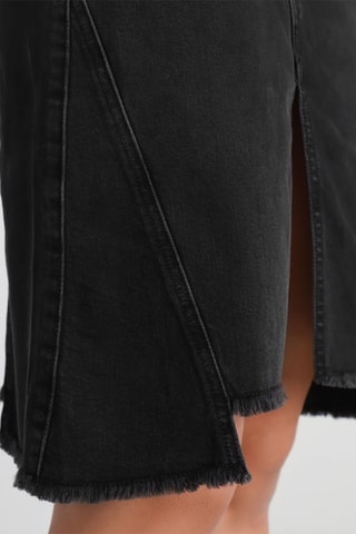 Jupe patineuse en jean - Noir - Exchange