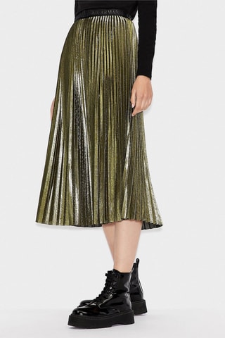 Jupe plissée - Doré - Exchange