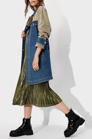 Jupe plissée - Doré - Exchange