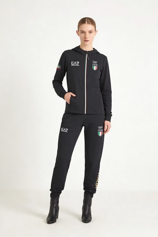 Sweat à capuche et pantalon de survêtement - Bleu nuit - EA7