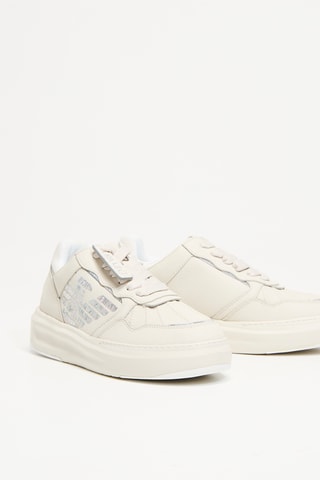 Baskets en cuir - Blanc - EA7