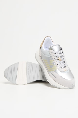 Baskets en cuir - Argenté - EA7