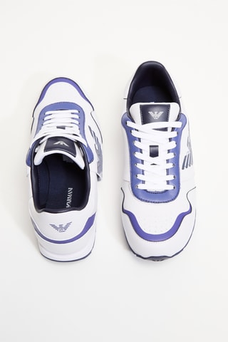 Baskets en cuir - Blanc - EA7