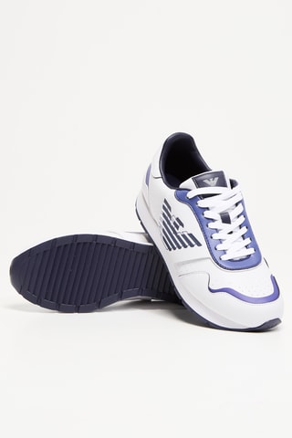 Baskets en cuir - Blanc - EA7