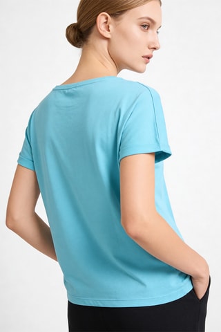 T-shirt - Turquoise - Emporio Armani
