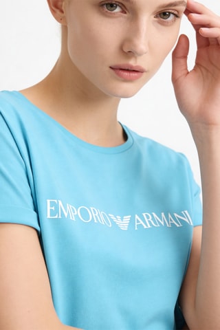 T-shirt - Turquoise - Emporio Armani