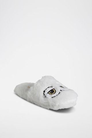 Pantoufles Hedwidge Harry Potter - Blanc