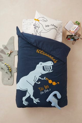 Parure enfant Magicouette en coton 57 fils/cm² - Bleu foncé