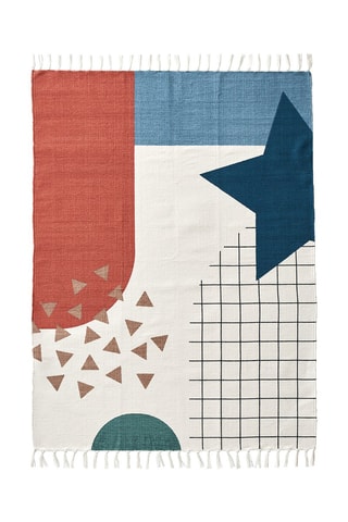 Tapis Blanc - 100 x 133 cm - 