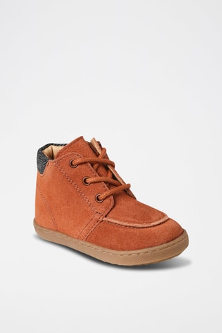 Boots en nubuck - Rouille