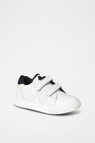 Baskets en cuir - Blanc et noir