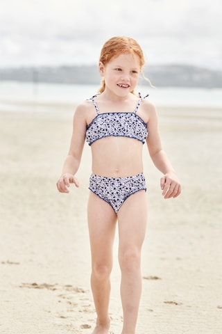 Maillot 2 pièces - Bleu et blanc