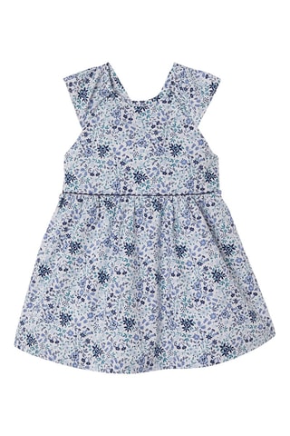 Vestido - Azul e branco