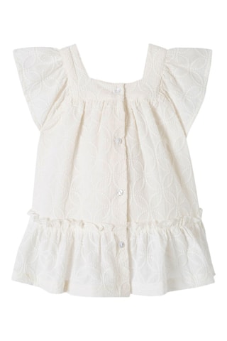 Robe volantée - Ecru